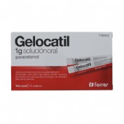 GELOCATIL 1 g SOLUCION ORAL,10 sobres